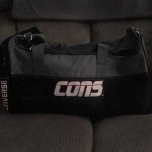 Never used Converse duffel bag with shoulder strap